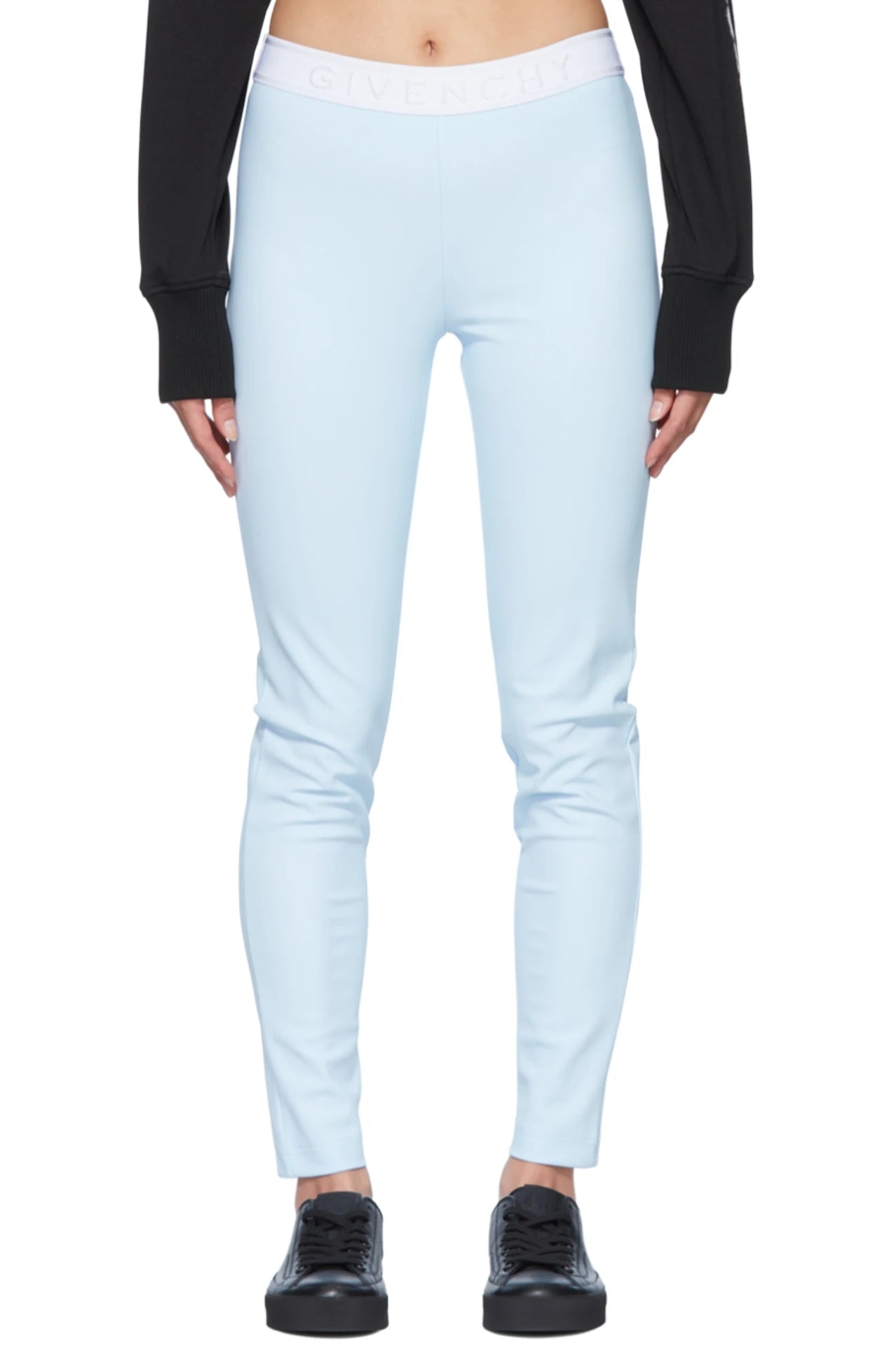 Givenchy Leggings In Jersey Light Blue