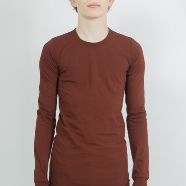 Rick Owens Knit T Shirt Basic Ls T Henna