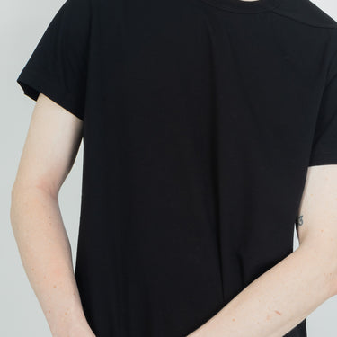 Rick Owens Knit T Shirt Short Level T Black