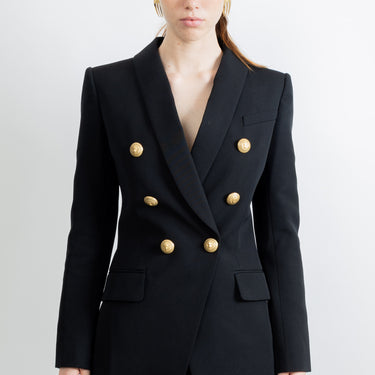 Balmain Women Classic 6-Button Jacket Black