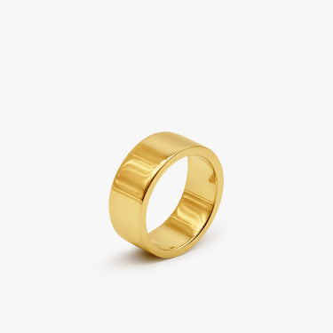 Silver Vermeil Medium Flat Ring