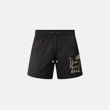 Twisted Palms Short Black