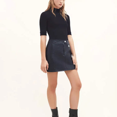 Mini Skirt Reedition Vinyl Dark Navy