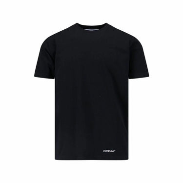 Off White Scribble Diag Slim S/S Tee Black White