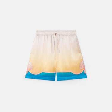 Silk Shorts With Drawstrings L Arc Colore Multicolor