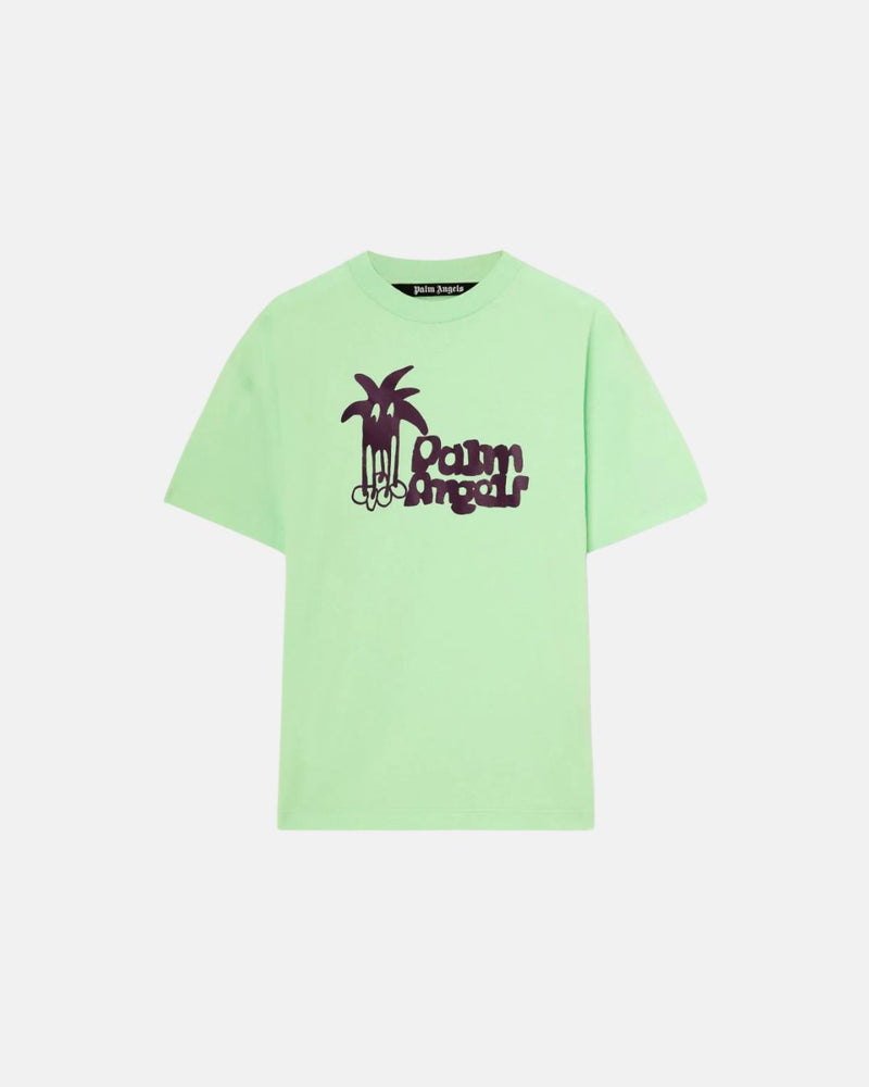 Palm Angels Douby Classic Tee Light Green Purple