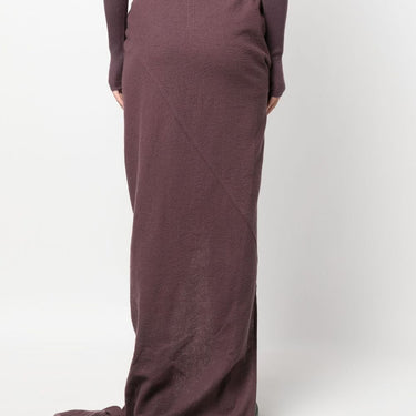 Rick Owens Women Wrap Skirt In Amethyst