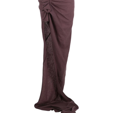 Rick Owens Women Wrap Skirt In Amethyst