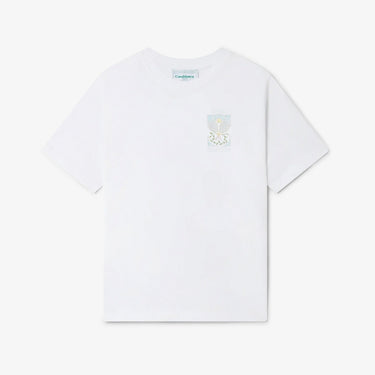 Tennis Pastelle Printed T Shirt White