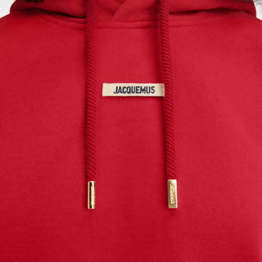 Le Hoodie Gros Grain Dark Red