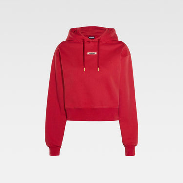 Le Hoodie Gros Grain Dark Red