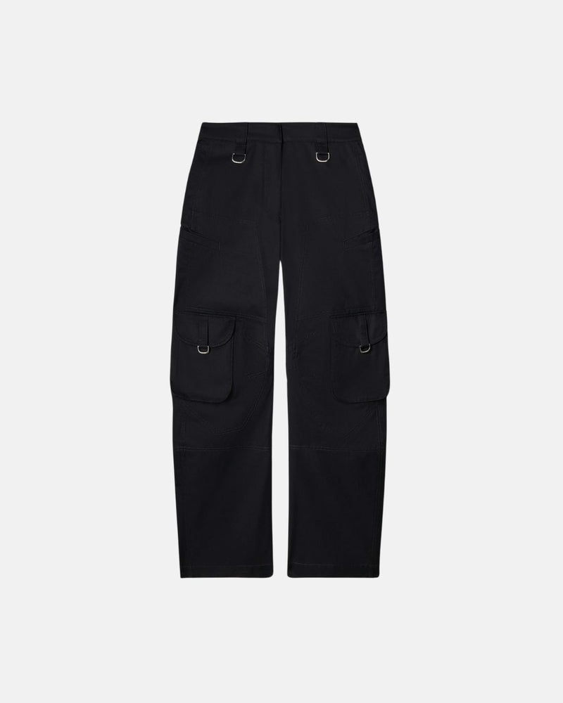 Off White Women Wo Blend Cargo Zip Pant Black No Color