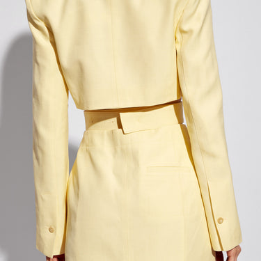 Jacquemus Women La Robe Bari Pale Yellow