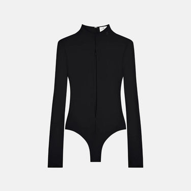 Bodysuit Drop Volcano Crepe Jersey Black