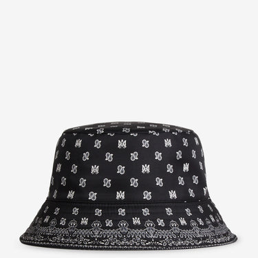 Ma Paisley Bucket Hat Black