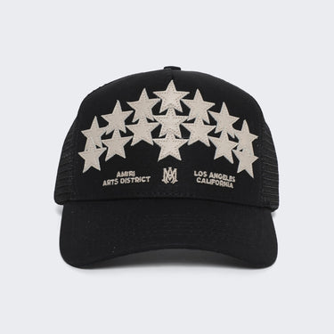 Stars Trucker Hat Black