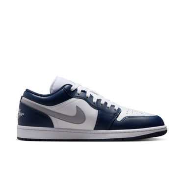 Air Jordan 1 Low White/Wolf Grey-Midnight Navy