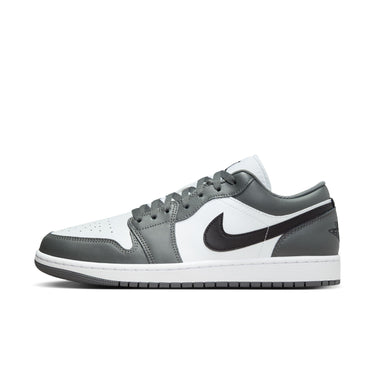 Air Jordan 1 Low White/Black-Iron Grey