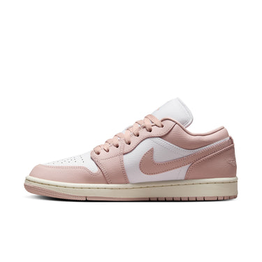 Women Air Jordan 1 Mid White/Pink Oxford-Sail