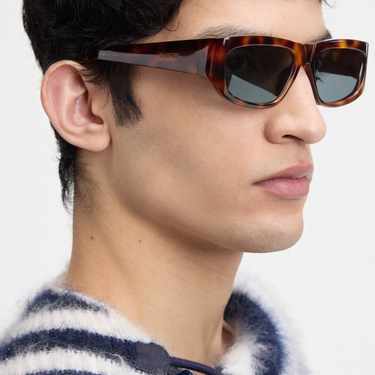 Jacquemus Pilota Sunglasses Multi Brown