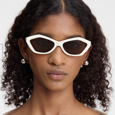 Jacquemus Bambino Sunglasses White