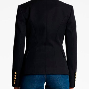 Balmain Double Breasted Blazer Black