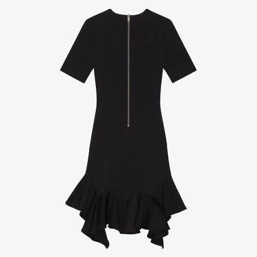 Givenchy Women Short Dress With Ruffles Black