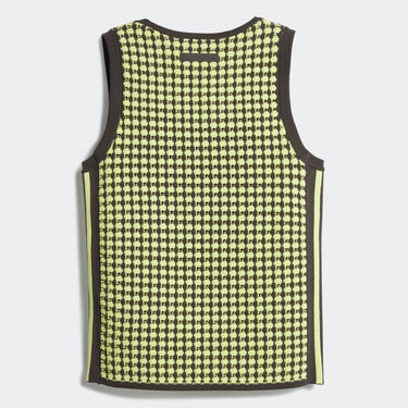 Wales Bonner Crochet Vest in Yellow and Brown