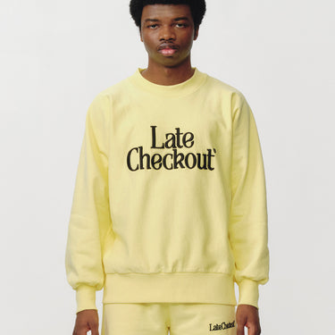 Crewneck Sweatshirt Yellow Black