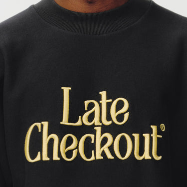 Crewneck Sweatshirt Black Yellow