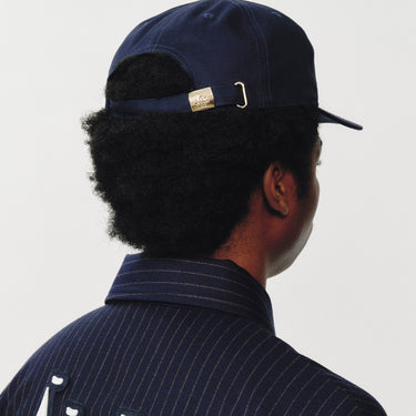 Navy Hotel Logo 6 Panel Cap