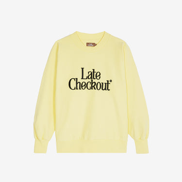 Crewneck Sweatshirt Yellow Black