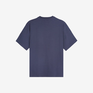 Navy White Logo Tee