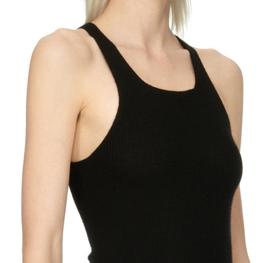 Knit Top Tank Black