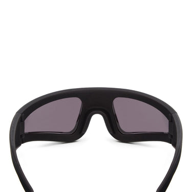 Rick Owens Sunglasses Shiny Ryder Black Temple Black Lens