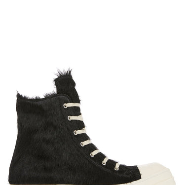 Rick Owens Fur Shoes Sneakers Black Milk