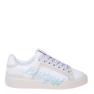 Balmain Women B-Court Balmain Leather Trainers White