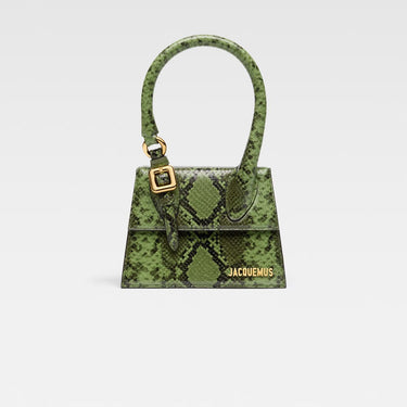 Le Chiquito Moyen Boucle Top Handle Green