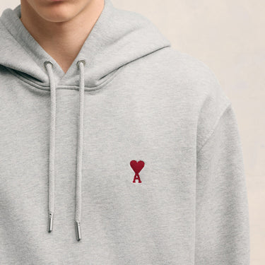 Hoodie Ami De Coeur Rouge Grey