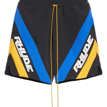 Rhude Hydro Short Black/Blue/Yellow