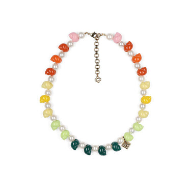 Casablanca Shell & Pearl Necklace Gradient Multi