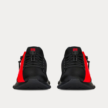 Givenchy Spectre Runner Sneakers In Synthetic Fiber With Zip Black/Red