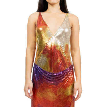 Paco Rabanne Women Multicolor Pixel Dress