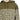 Balmain Monogram Stripe Knit Hoodie Khaki/Ivory