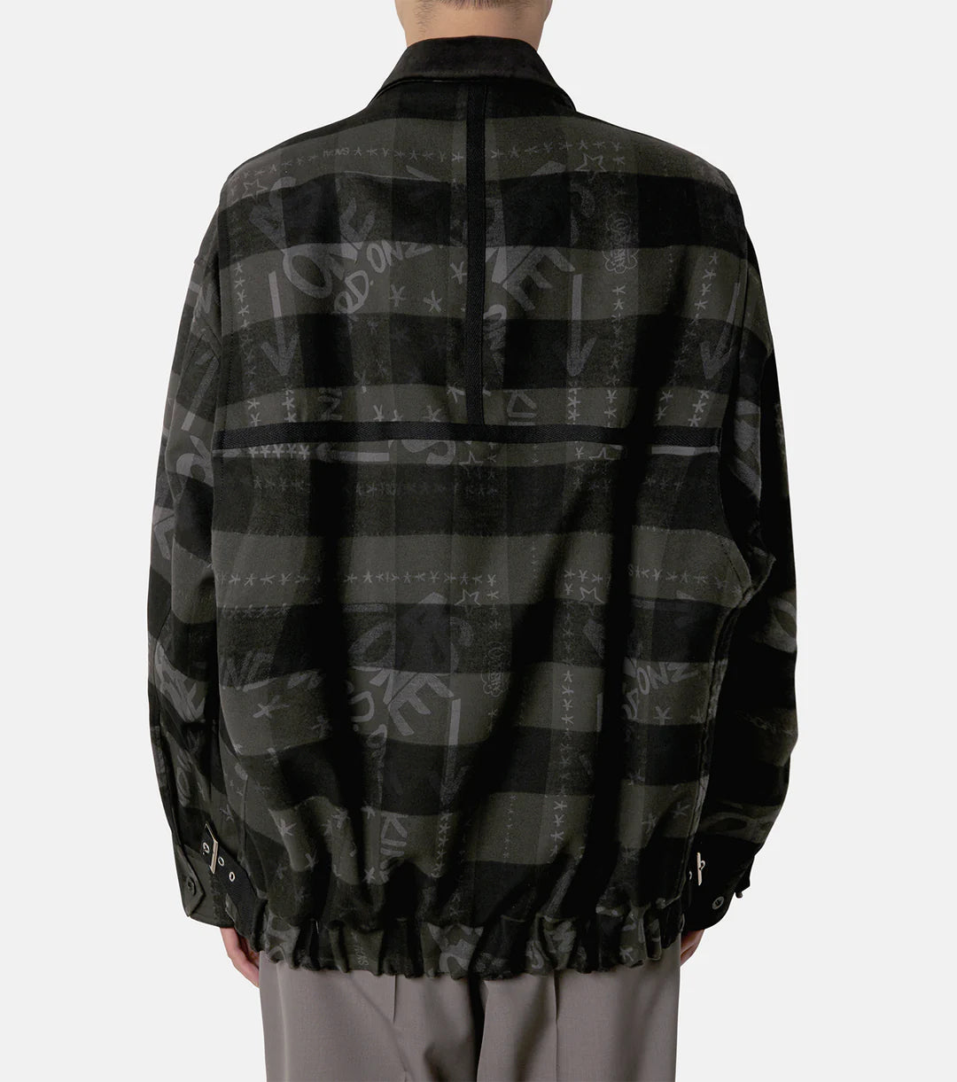 Sacai Eric Haze Buffalo Check Blouson Black – Jet Mexico