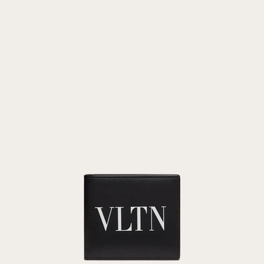 Valentino Leather Wallet With Vlth Print